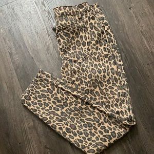 A.Z.I leopard jeans/ pants